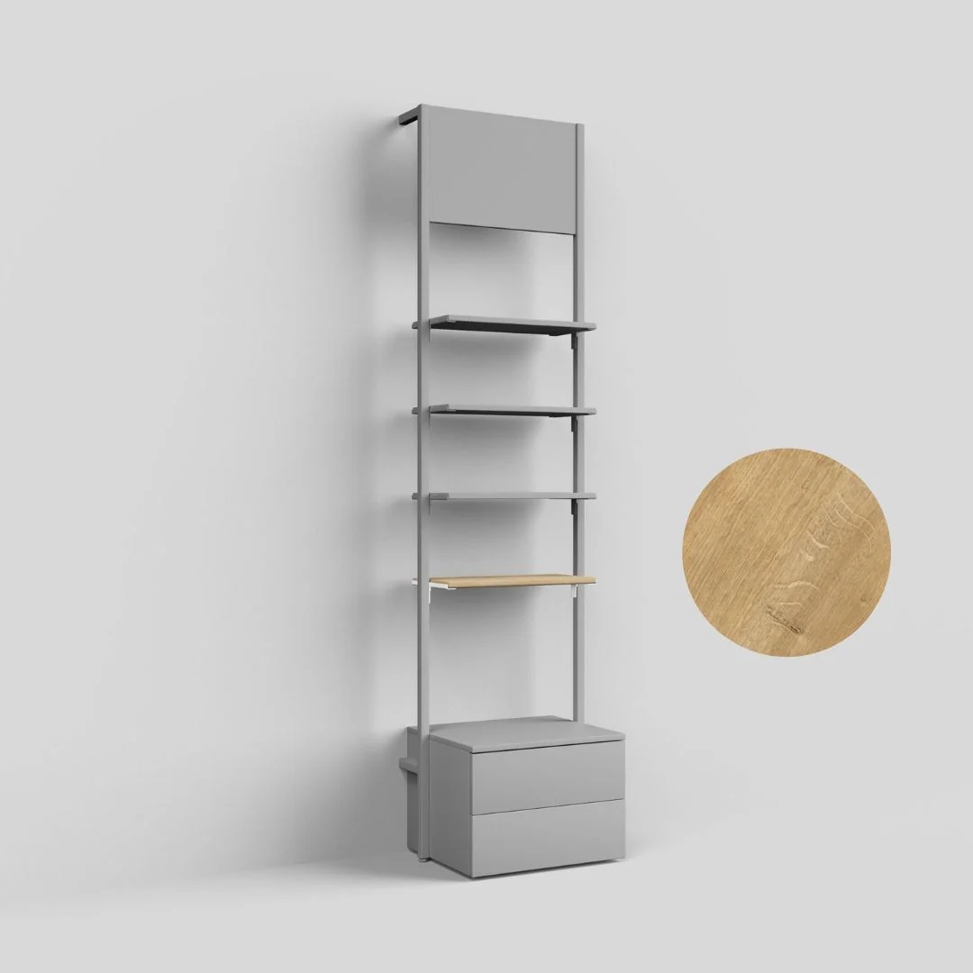 Holzfachboden Cetus, mit Einhängekonsolen - Image 10