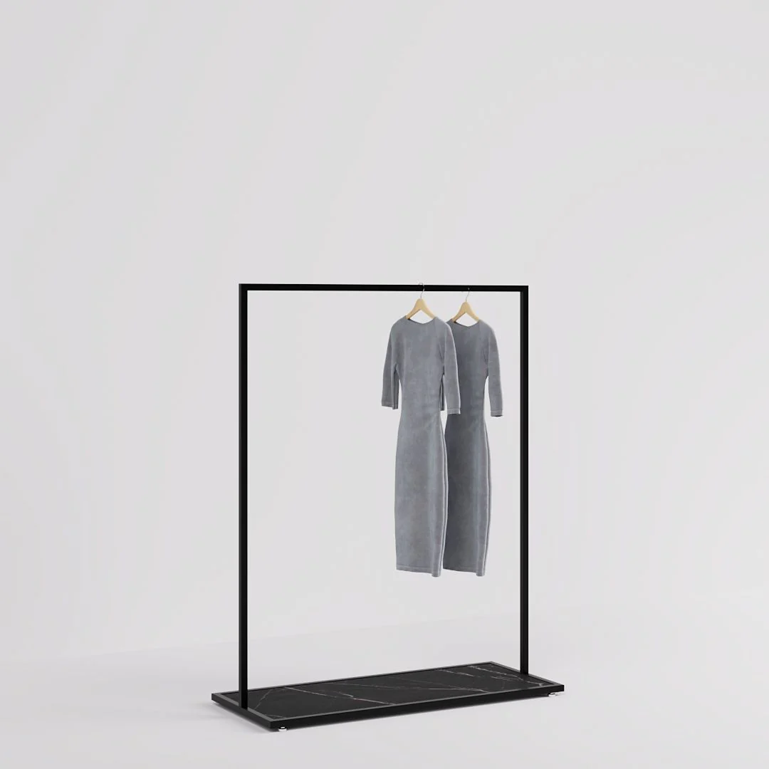 Konfektionsständer Como, Marmor Optik, B 120, 3 Höhen - Image 9