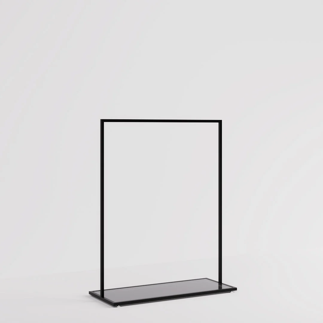Konfektionsständer Como schwarz, B 120, 3 Höhen - Image 10