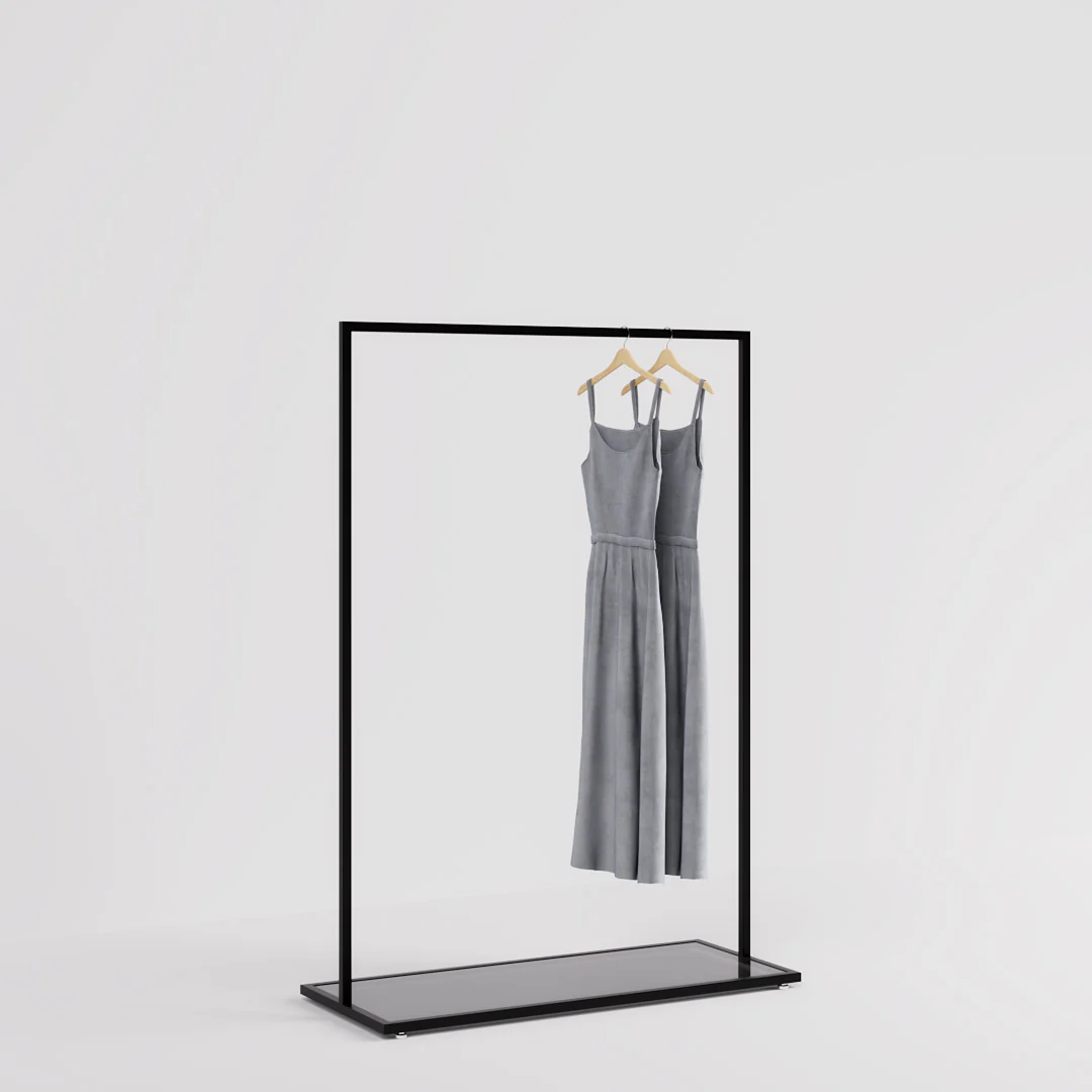 Konfektionsständer Como schwarz, B 120, 3 Höhen - Image 11