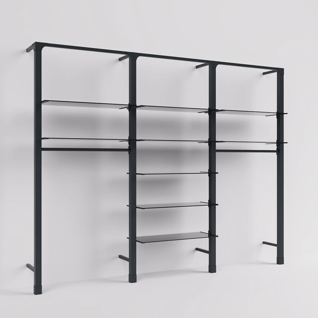Ladenbausystem Brooklyn - Style 4, mit Glasfachböden - Image 5