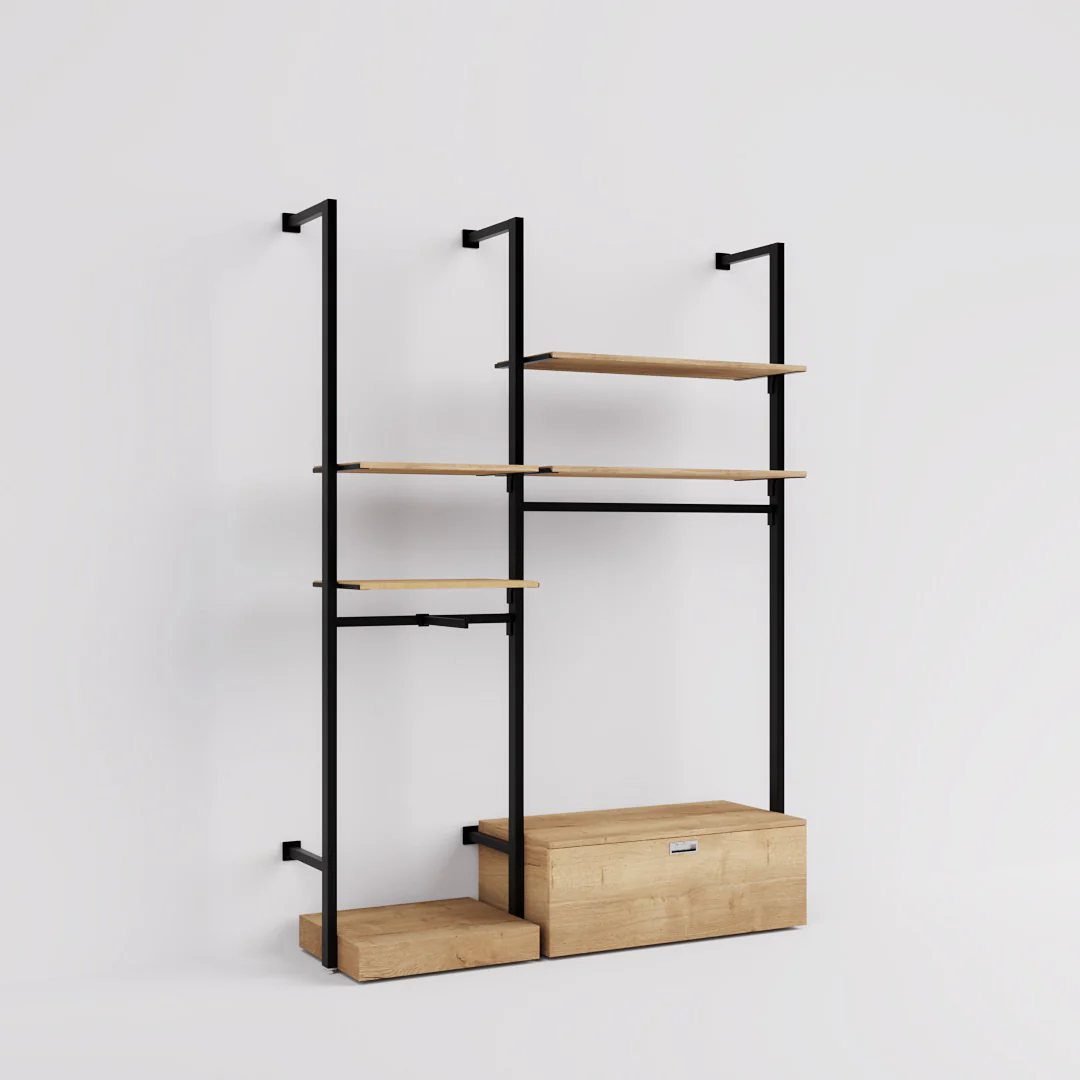 Ladenbausystem Ceres Regalsystem, Fashion, Style 2, schwarz - Image 11