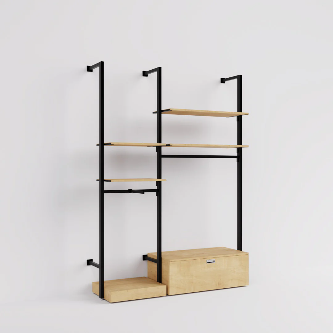 Ladenbausystem Ceres Regalsystem, Fashion, Style 2, schwarz - Image 12