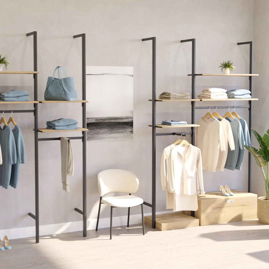 Ladenbausystem Ceres Regalsystem, Fashion, Style 2, schwarz - Image 3