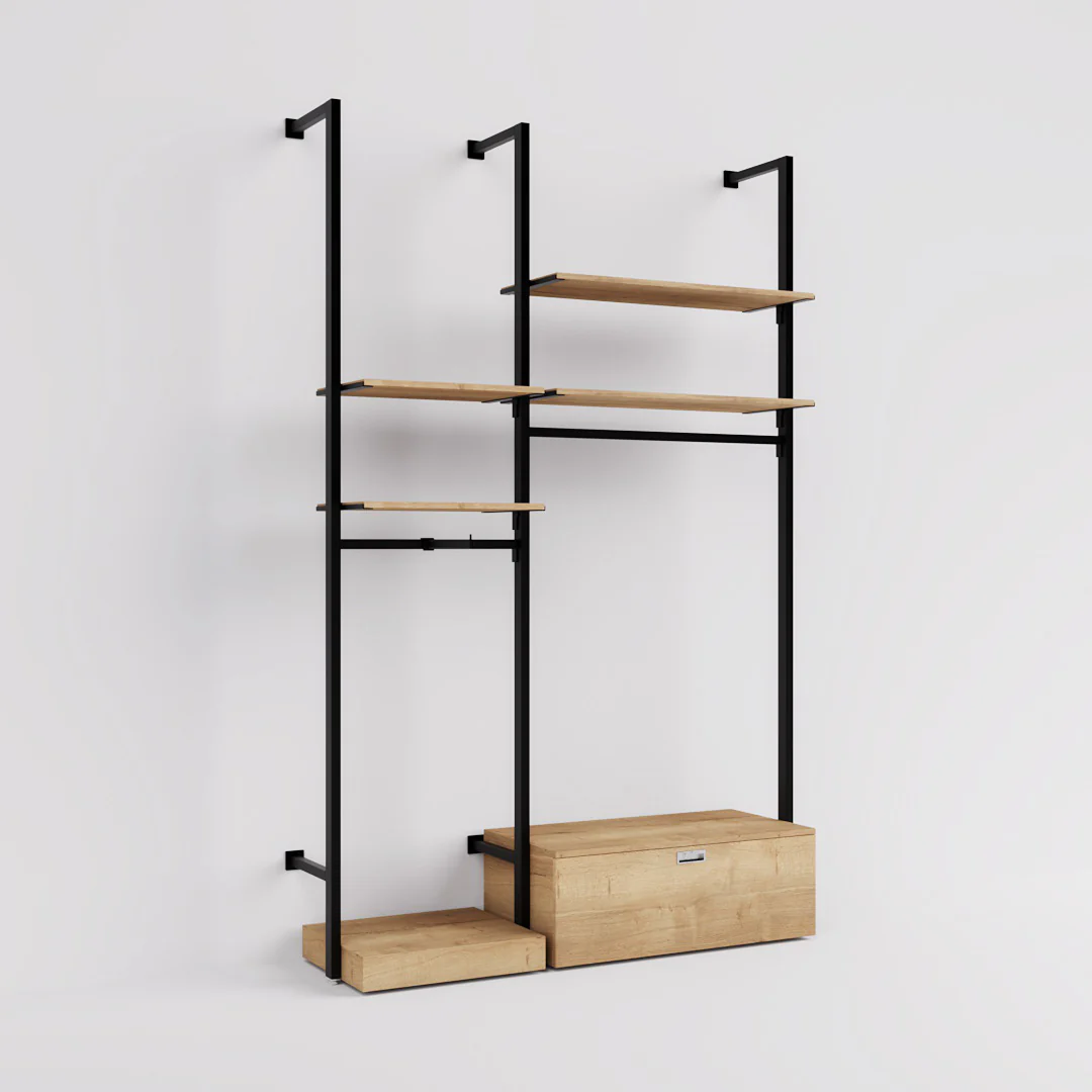Ladenbausystem Ceres Regalsystem, Fashion, Style 2, schwarz - Image 7