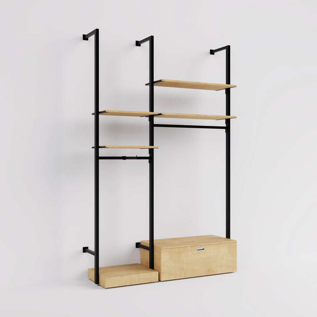 Ladenbausystem Ceres Regalsystem, Fashion, Style 2, schwarz - Image 9