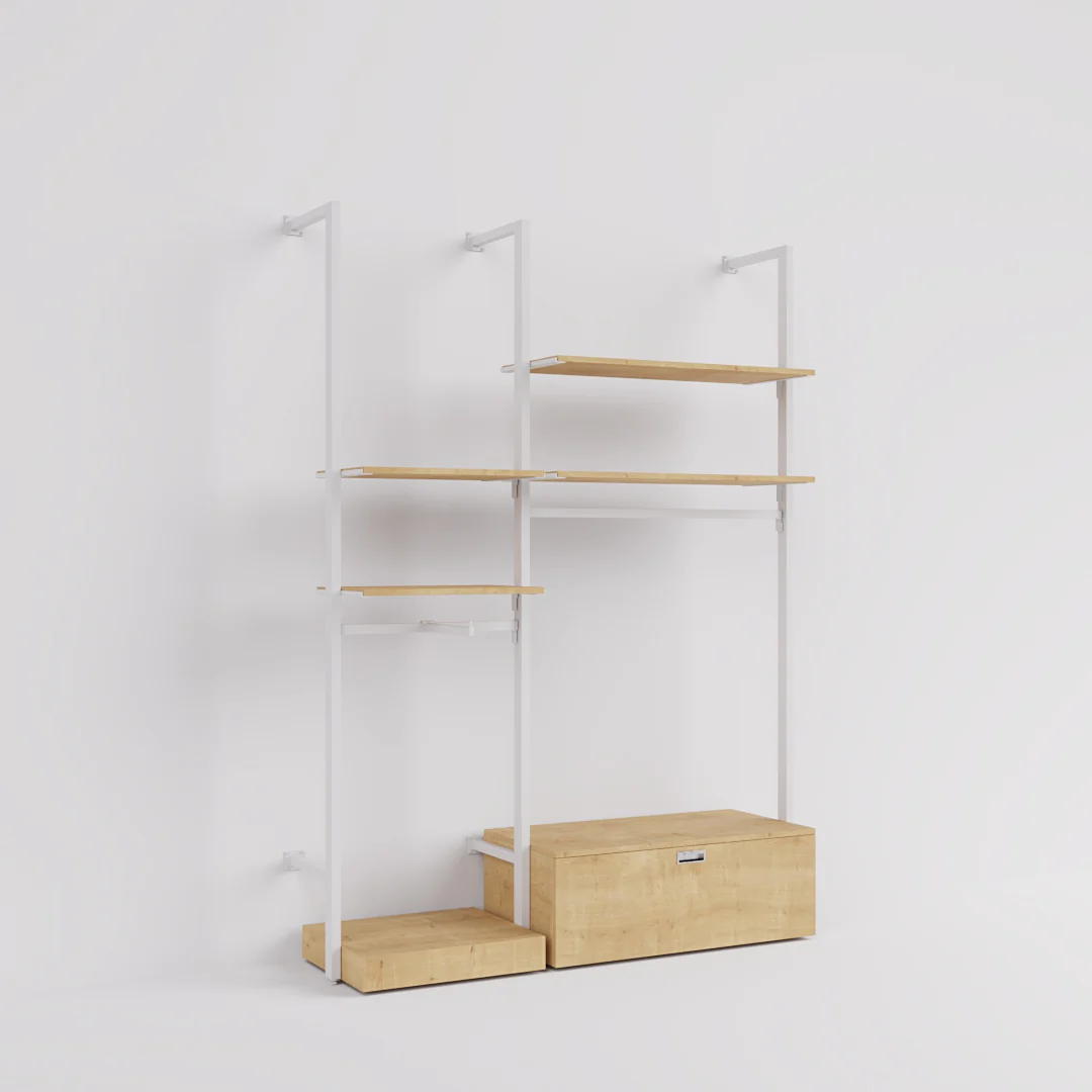 Ladenbausystem Ceres Regalsystem, Fashion, Style 2, weiß - Image 10