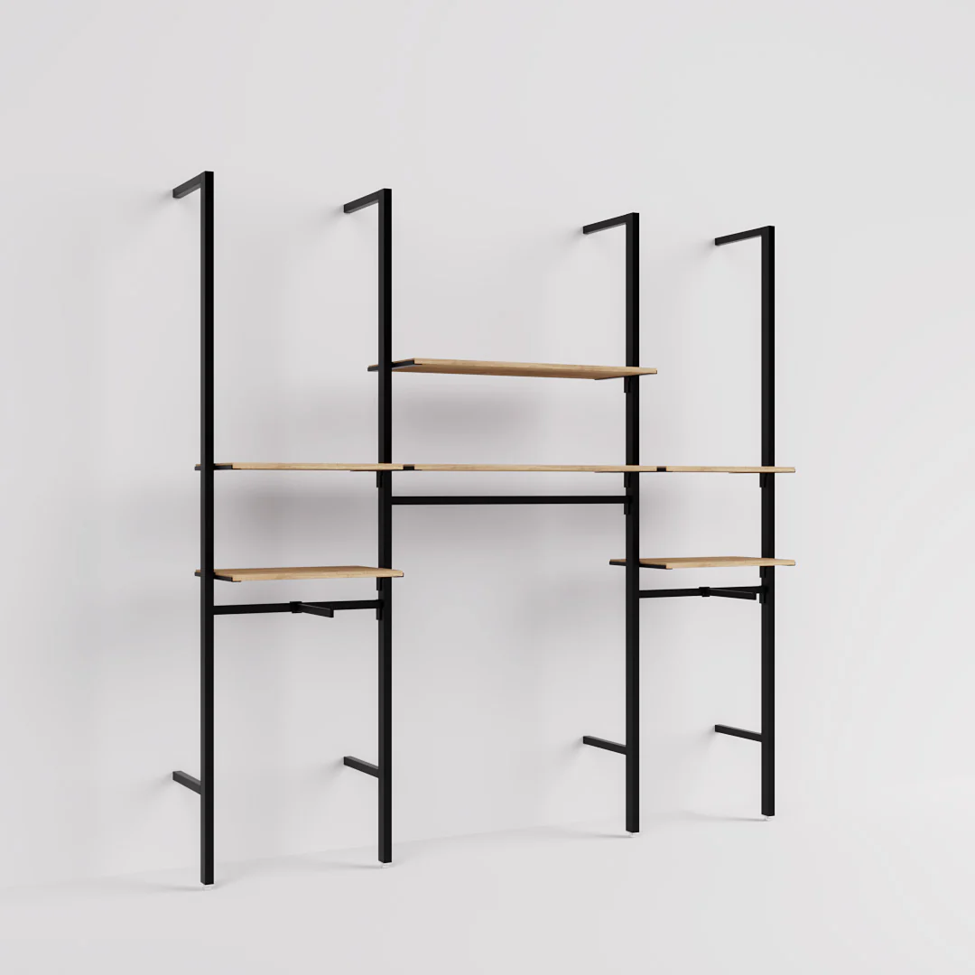Ladenbausystem Ceres Regalsystem, Fashion, Style 3, schwarz - Image 6