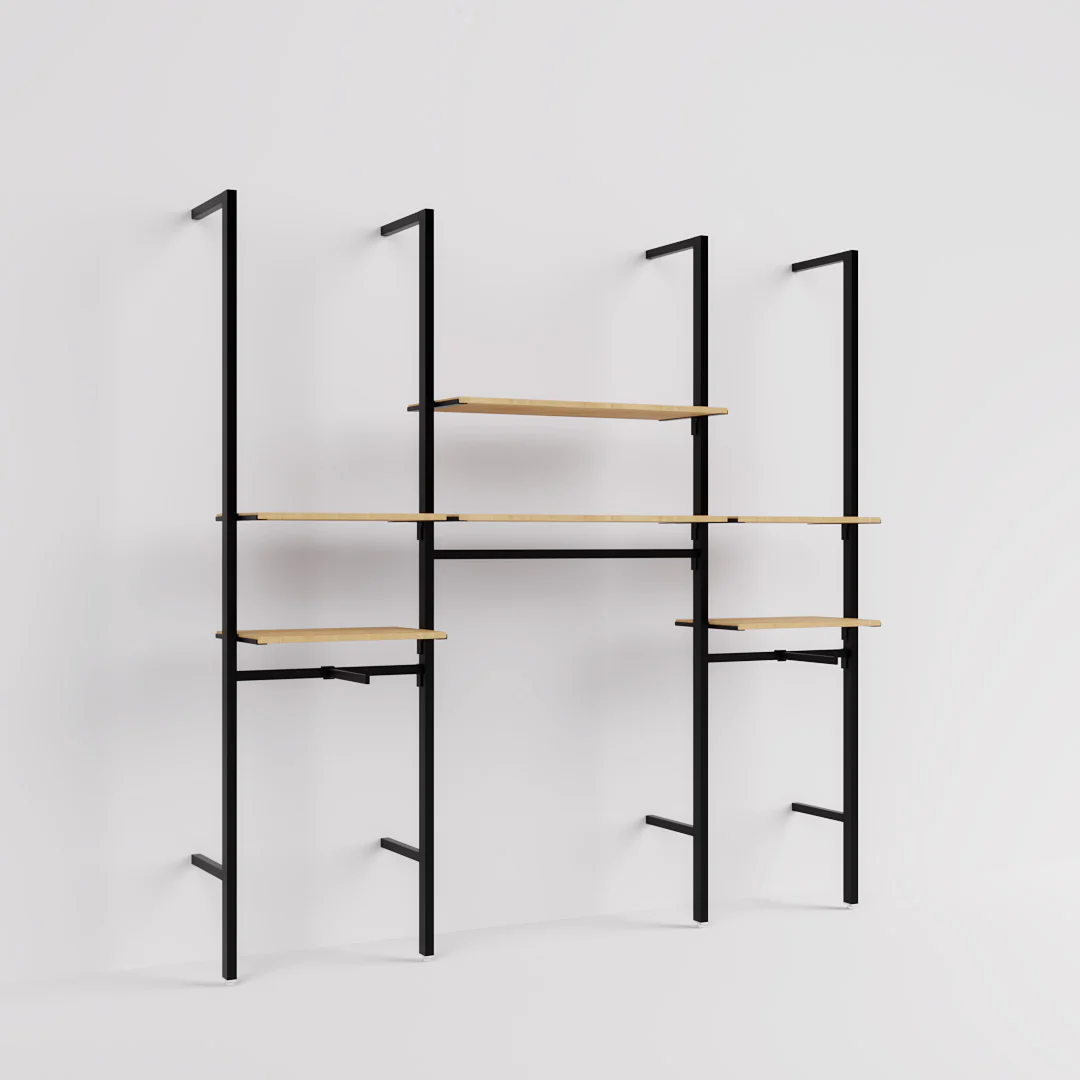 Ladenbausystem Ceres Regalsystem, Fashion, Style 3, schwarz - Image 8
