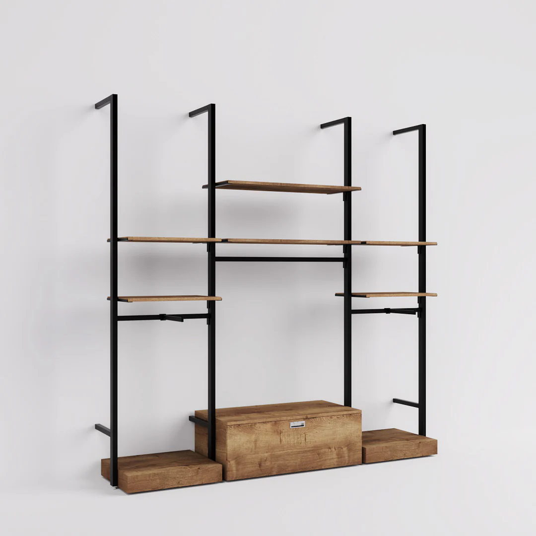 Ladenbausystem Ceres Regalsystem, Fashion, Style 4, schwarz - Image 10
