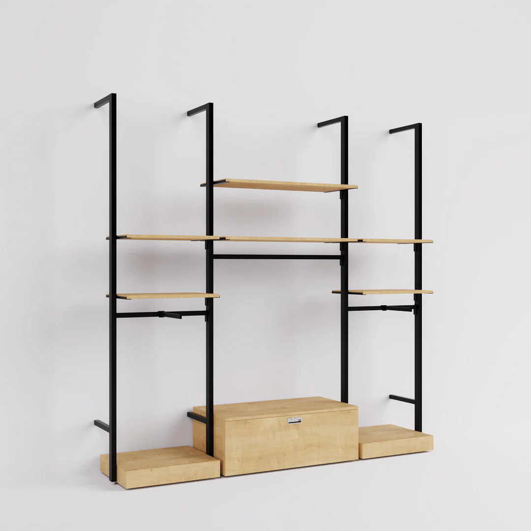 Ladenbausystem Ceres Regalsystem, Fashion, Style 4, schwarz - Image 11
