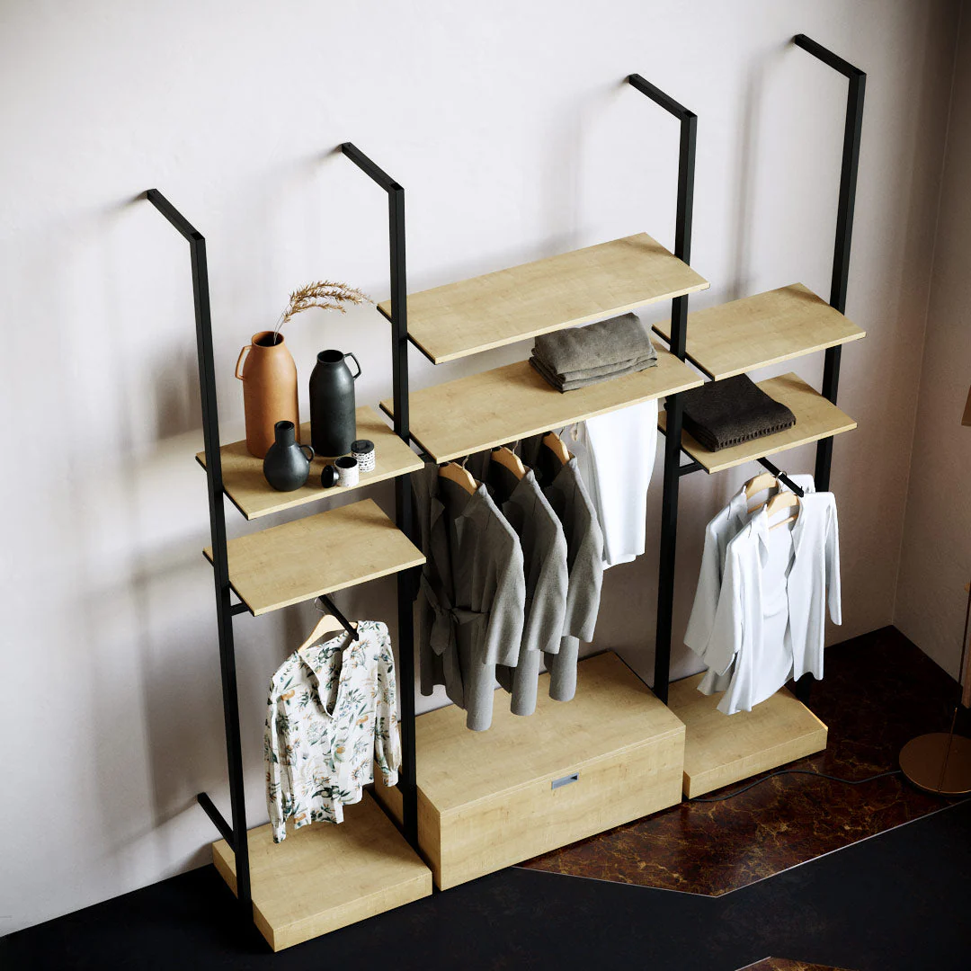 Ladenbausystem Ceres Regalsystem, Fashion, Style 4, schwarz - Image 4