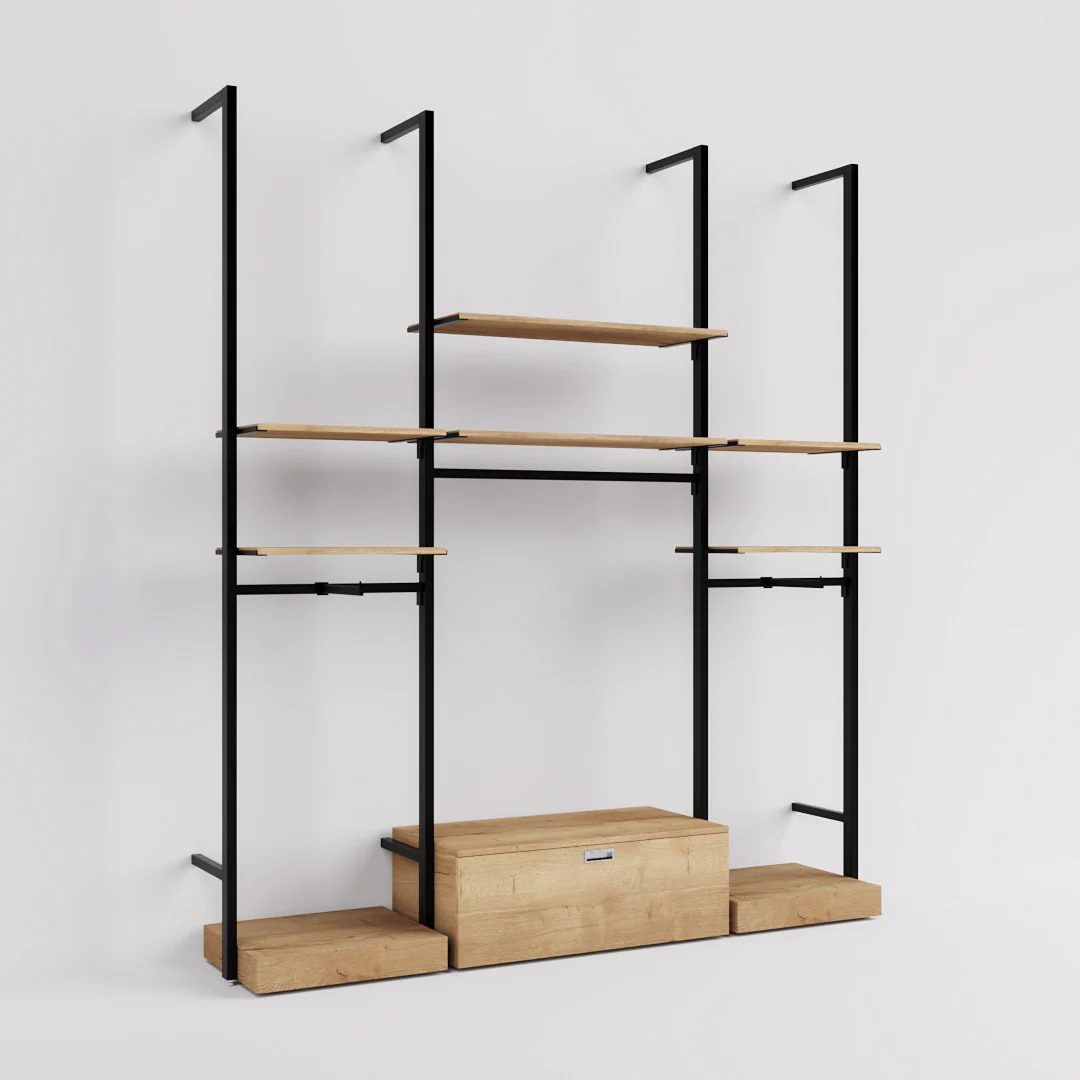 Ladenbausystem Ceres Regalsystem, Fashion, Style 4, schwarz - Image 6