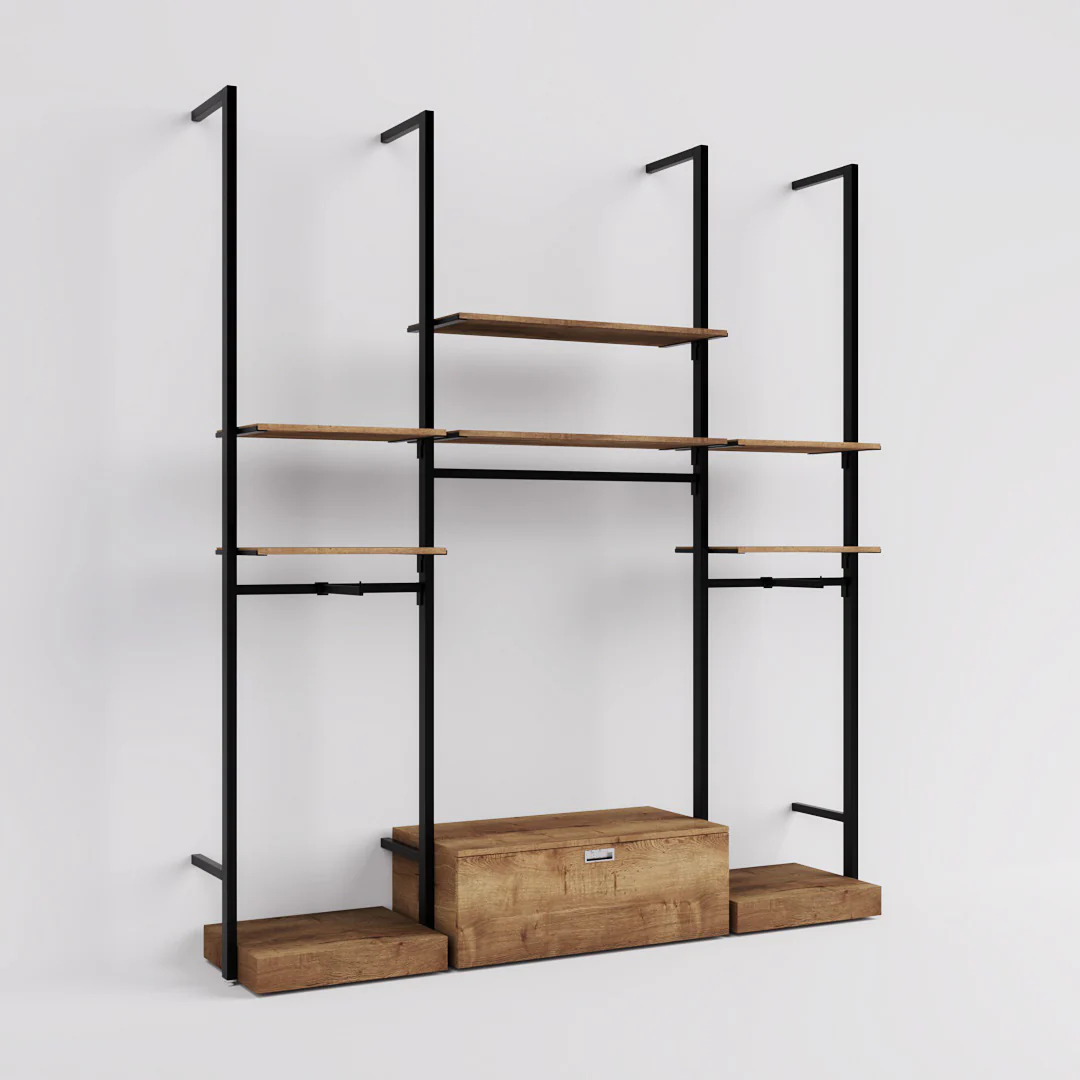 Ladenbausystem Ceres Regalsystem, Fashion, Style 4, schwarz - Image 7