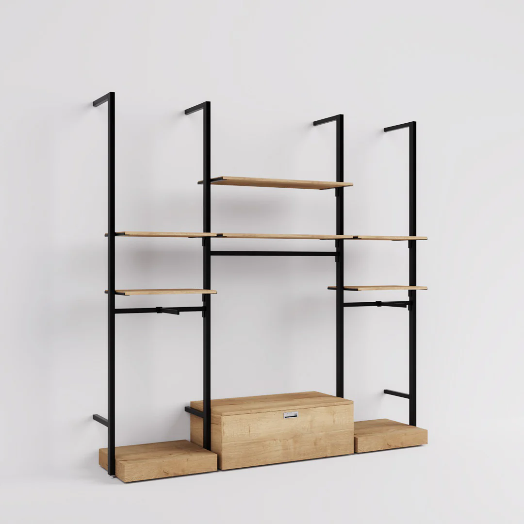 Ladenbausystem Ceres Regalsystem, Fashion, Style 4, schwarz - Image 9