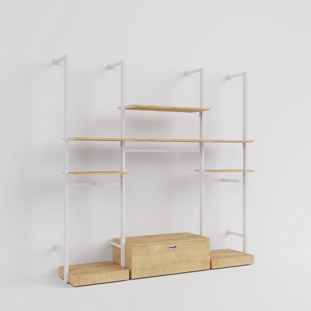 Ladenbausystem Ceres Regalsystem, Fashion, Style 4, weiß - Image 10