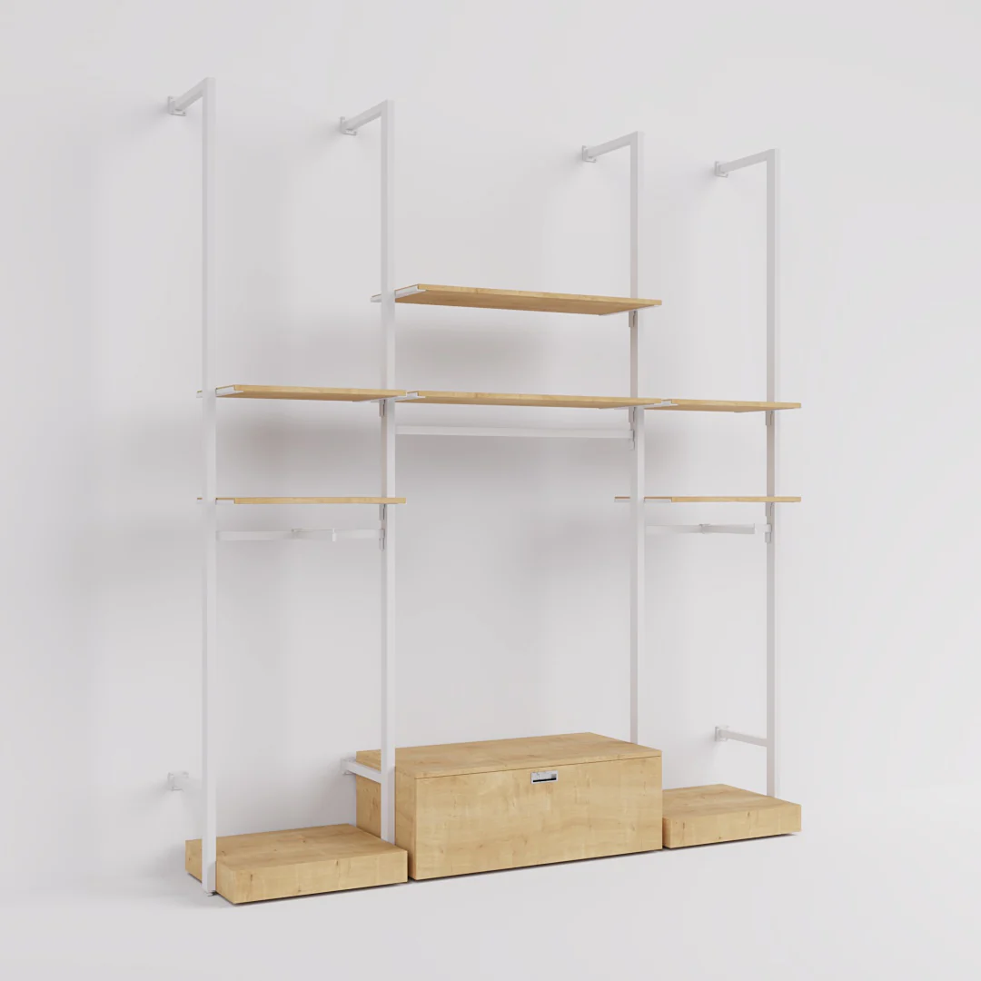Ladenbausystem Ceres Regalsystem, Fashion, Style 4, weiß - Image 7