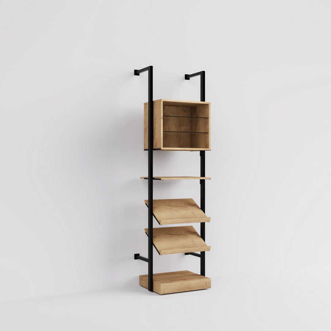 Ladenbausystem Ceres Regalsystem, Home Deko, Style 1, schwarz - Image 7