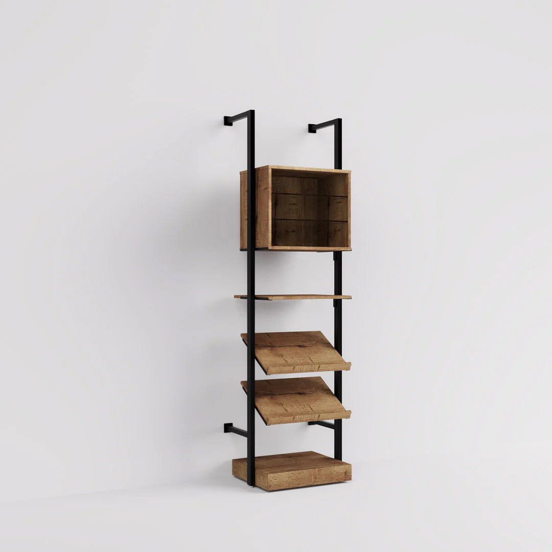 Ladenbausystem Ceres Regalsystem, Home Deko, Style 1, schwarz - Image 8