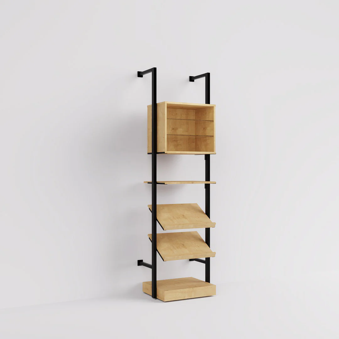 Ladenbausystem Ceres Regalsystem, Home Deko, Style 1, schwarz - Image 9