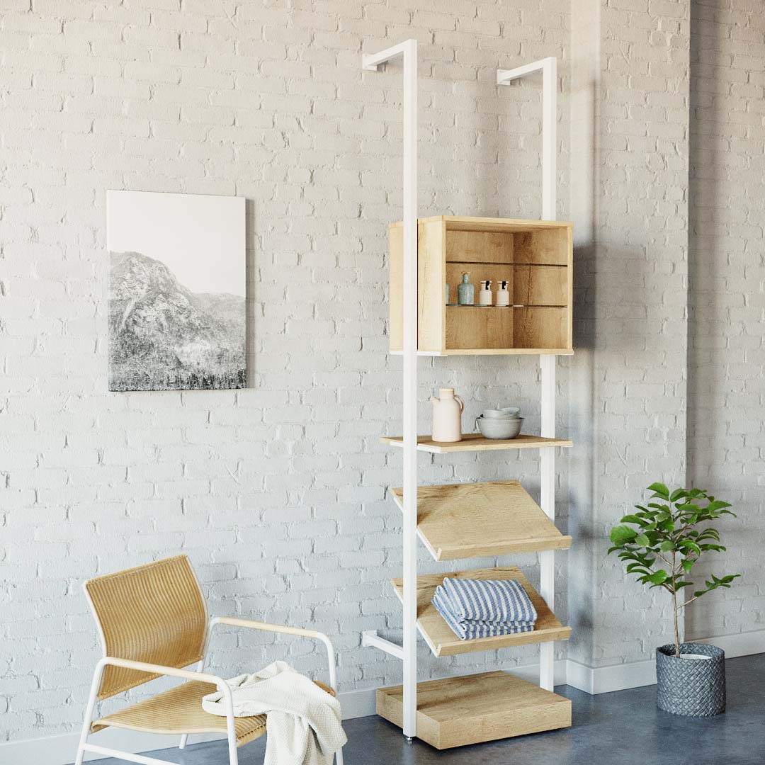 Ladenbausystem Ceres Regalsystem, Home Deko, Style 1, weiß - Image 2