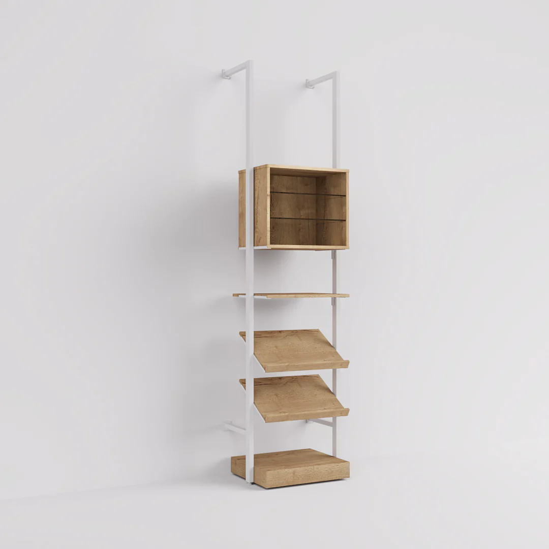 Ladenbausystem Ceres Regalsystem, Home Deko, Style 1, weiß - Image 5