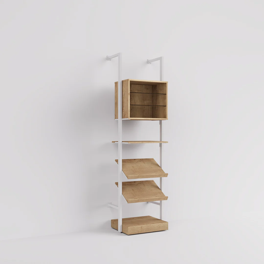 Ladenbausystem Ceres Regalsystem, Home Deko, Style 1, weiß - Image 8