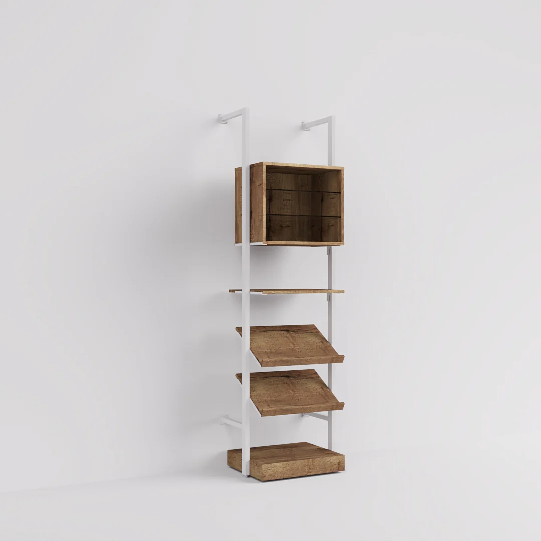 Ladenbausystem Ceres Regalsystem, Home Deko, Style 1, weiß - Image 9