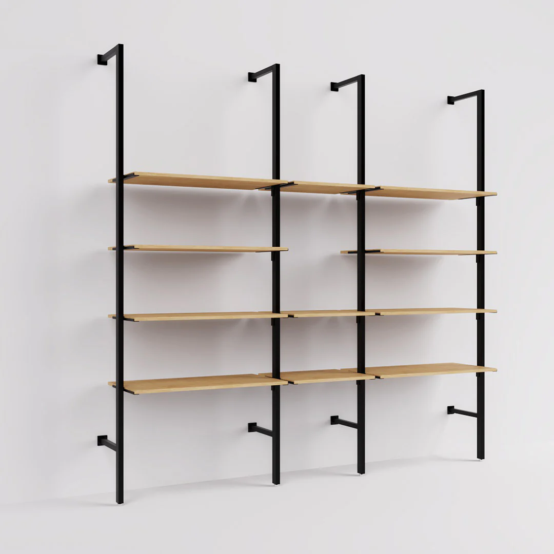 Ladenbausystem Ceres Regalsystem, Home Deko, Style 3, schwarz - Image 10