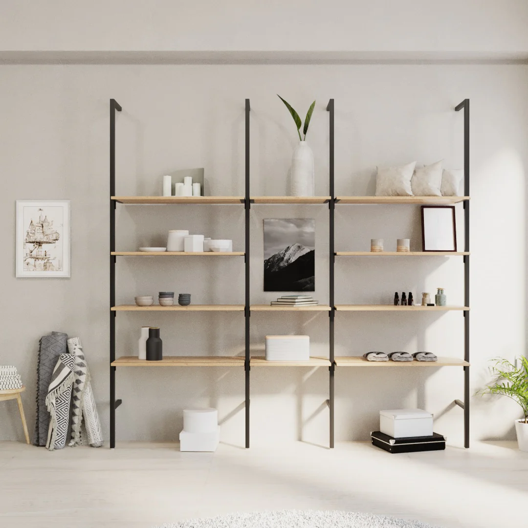 Ladenbausystem Ceres Regalsystem, Home Deko, Style 3, schwarz - Image 3