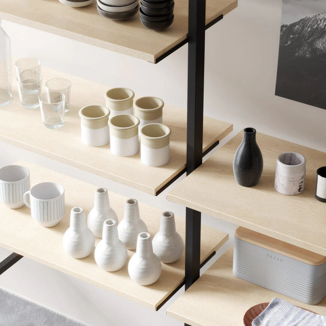 Ladenbausystem Ceres Regalsystem, Home Deko, Style 3, schwarz - Image 7