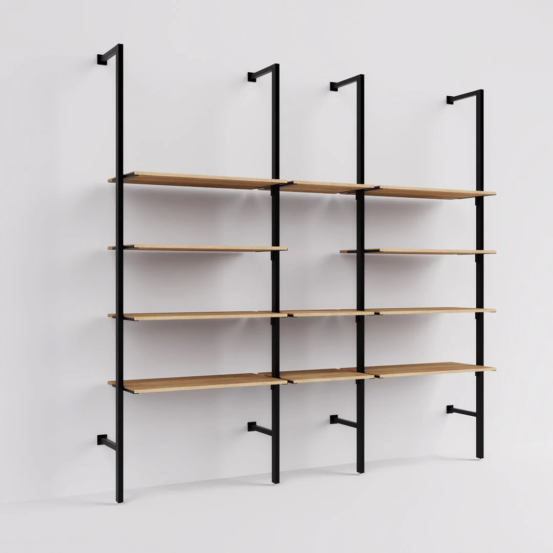 Ladenbausystem Ceres Regalsystem, Home Deko, Style 3, schwarz - Image 8