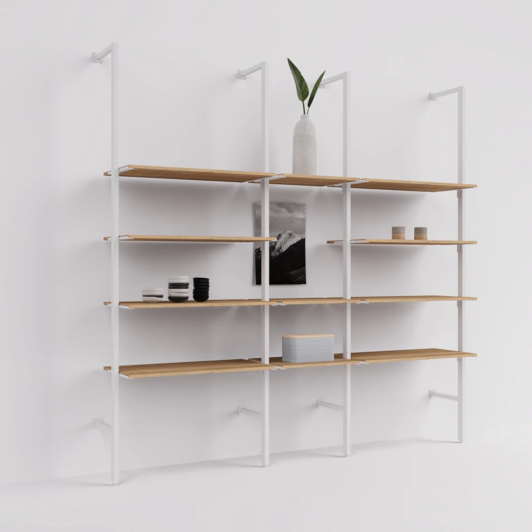 Ladenbausystem Ceres Regalsystem, Home Deko, Style 3, weiß