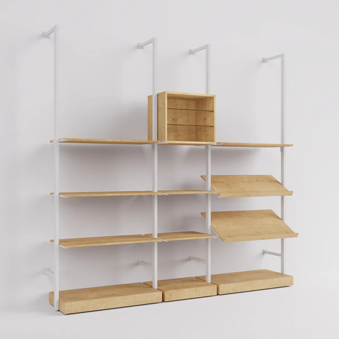 Ladenbausystem Ceres Regalsystem, Home Deko, Style 4, weiß - Image 7