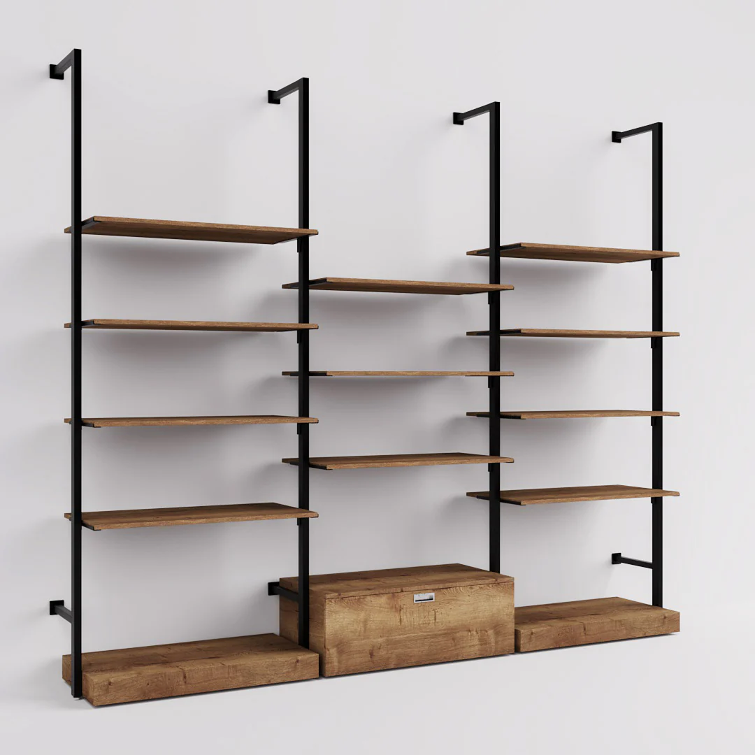 Ladenbausystem Ceres Regalsystem, Home Deko, Style 5, schwarz - Image 5