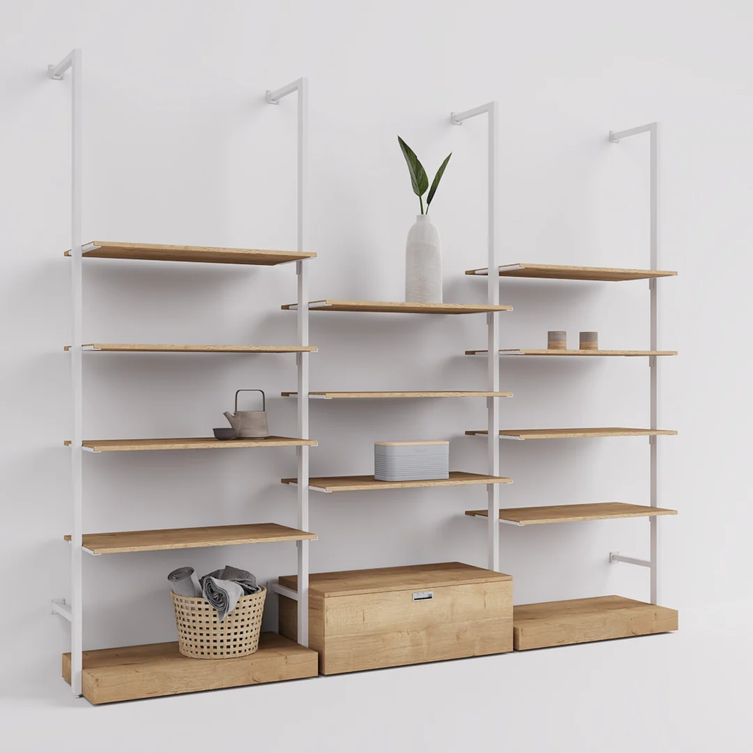 Ladenbausystem Ceres Regalsystem, Home Deko, Style 5, weiß