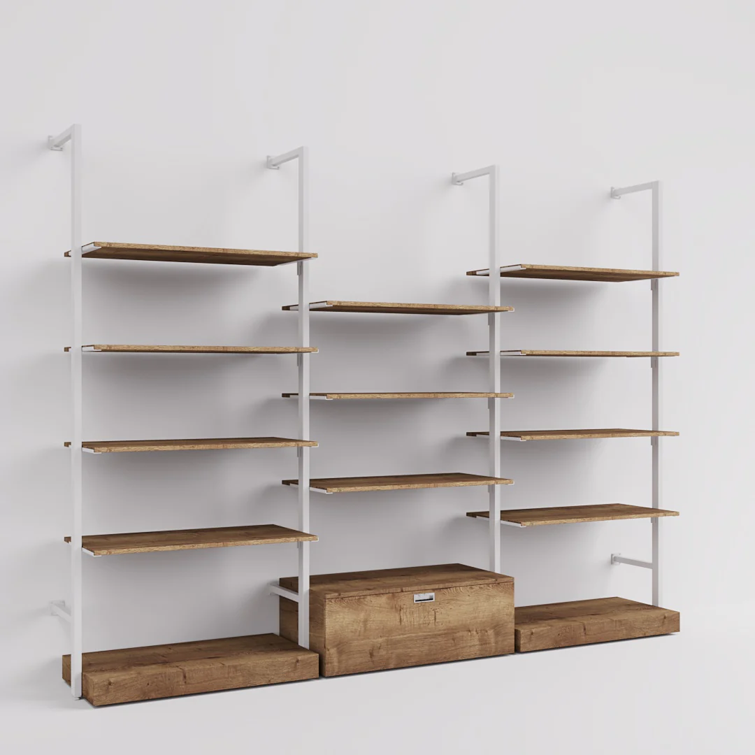 Ladenbausystem Ceres Regalsystem, Home Deko, Style 5, weiß - Image 10