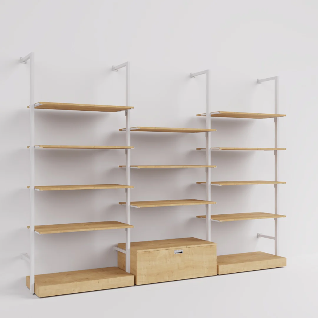Ladenbausystem Ceres Regalsystem, Home Deko, Style 5, weiß - Image 11