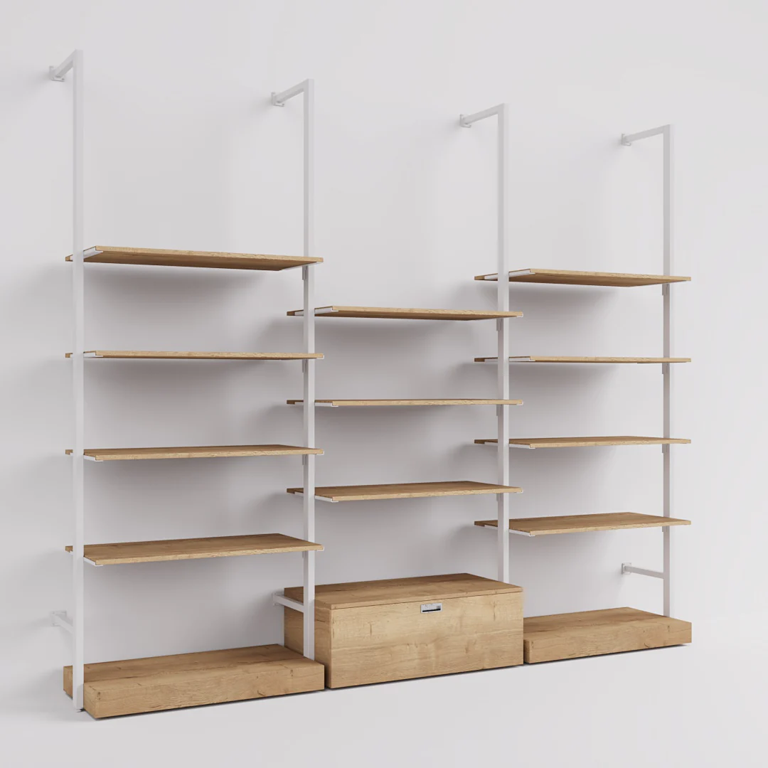 Ladenbausystem Ceres Regalsystem, Home Deko, Style 5, weiß - Image 2
