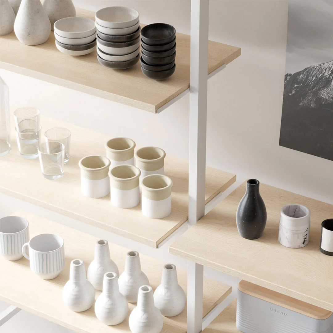 Ladenbausystem Ceres Regalsystem, Home Deko, Style 5, weiß - Image 6