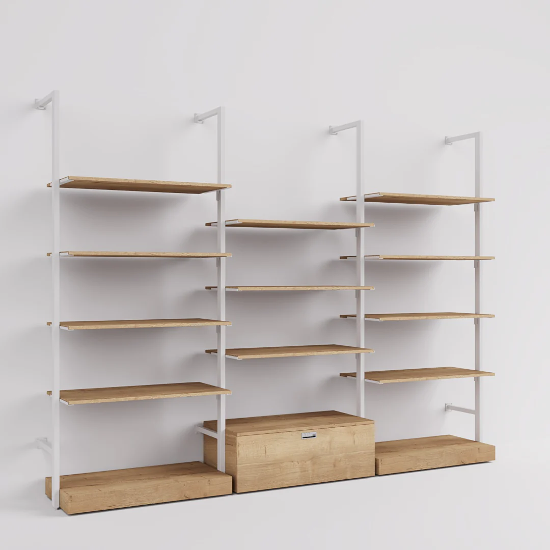Ladenbausystem Ceres Regalsystem, Home Deko, Style 5, weiß - Image 9
