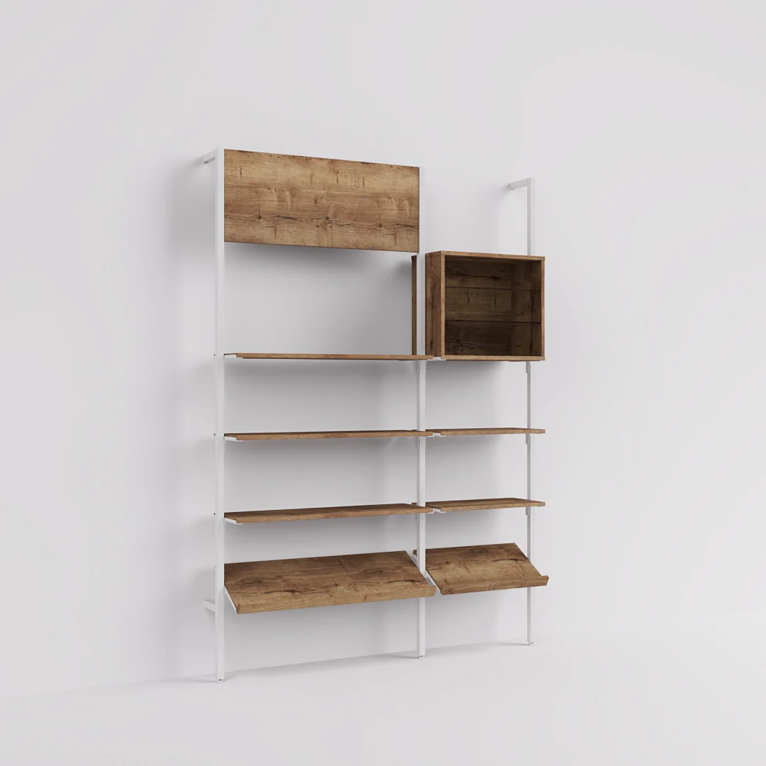 Ladenbausystem Cetus - Klassik - Style 2, in weiß - Image 10