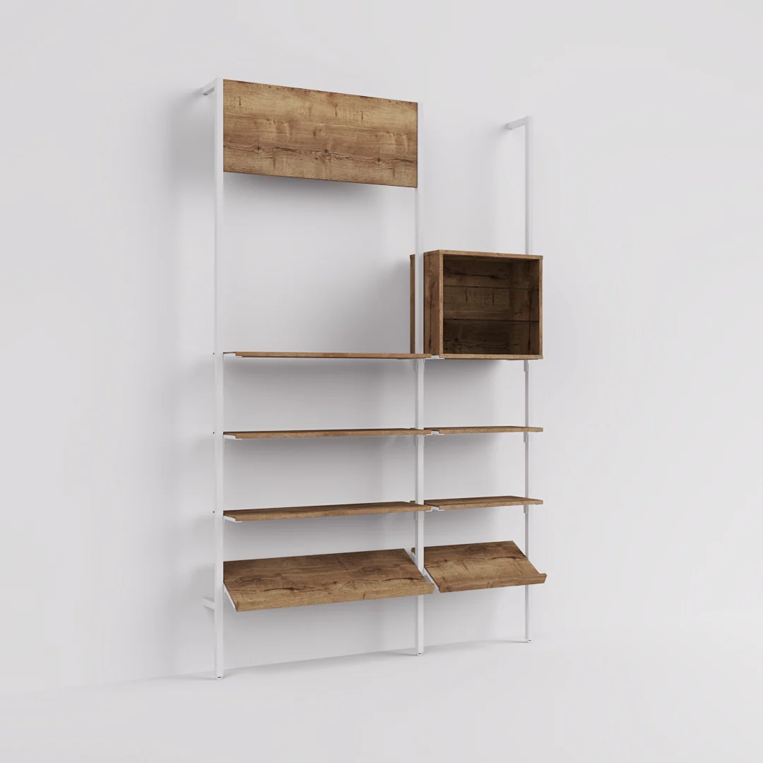 Ladenbausystem Cetus - Klassik - Style 2, in weiß - Image 7