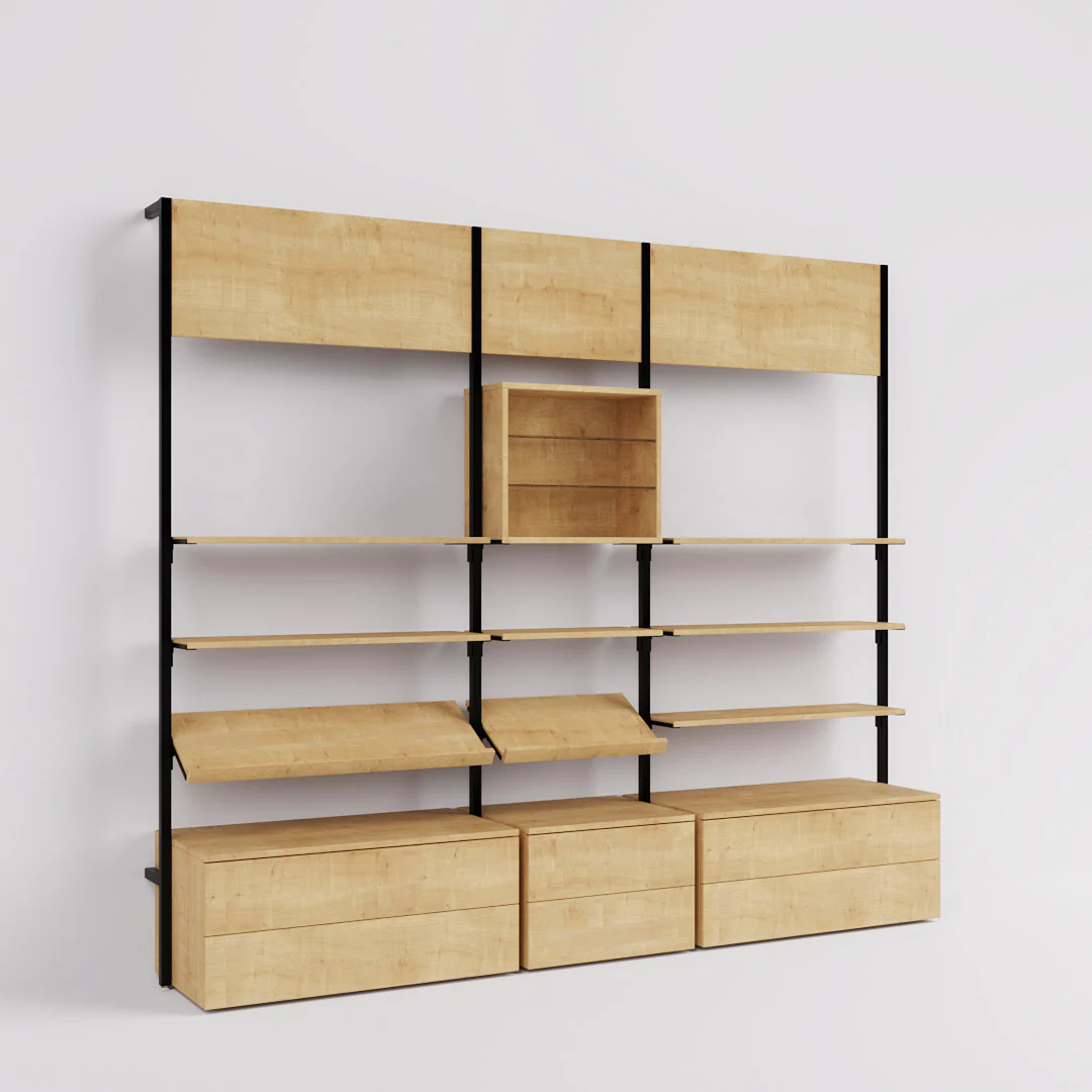 Ladenbausystem Cetus - Klassik - Style 3, in schwarz - Image 11