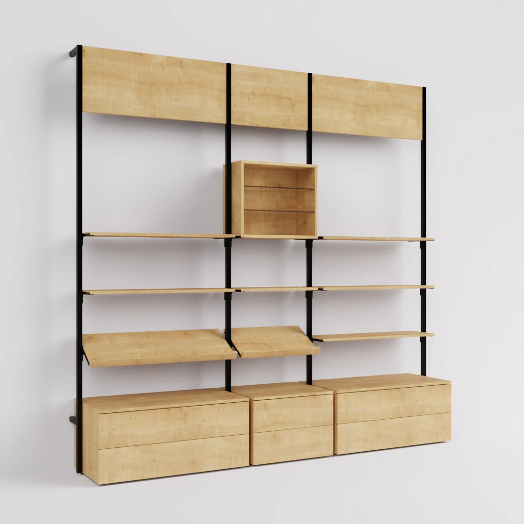 Ladenbausystem Cetus - Klassik - Style 3, in schwarz - Image 8