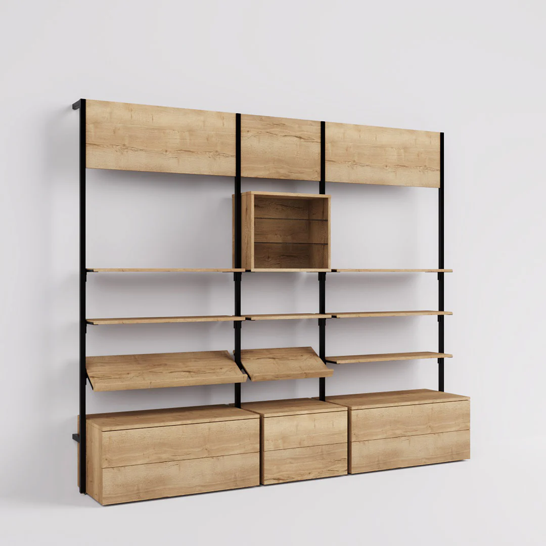 Ladenbausystem Cetus - Klassik - Style 3, in schwarz - Image 9