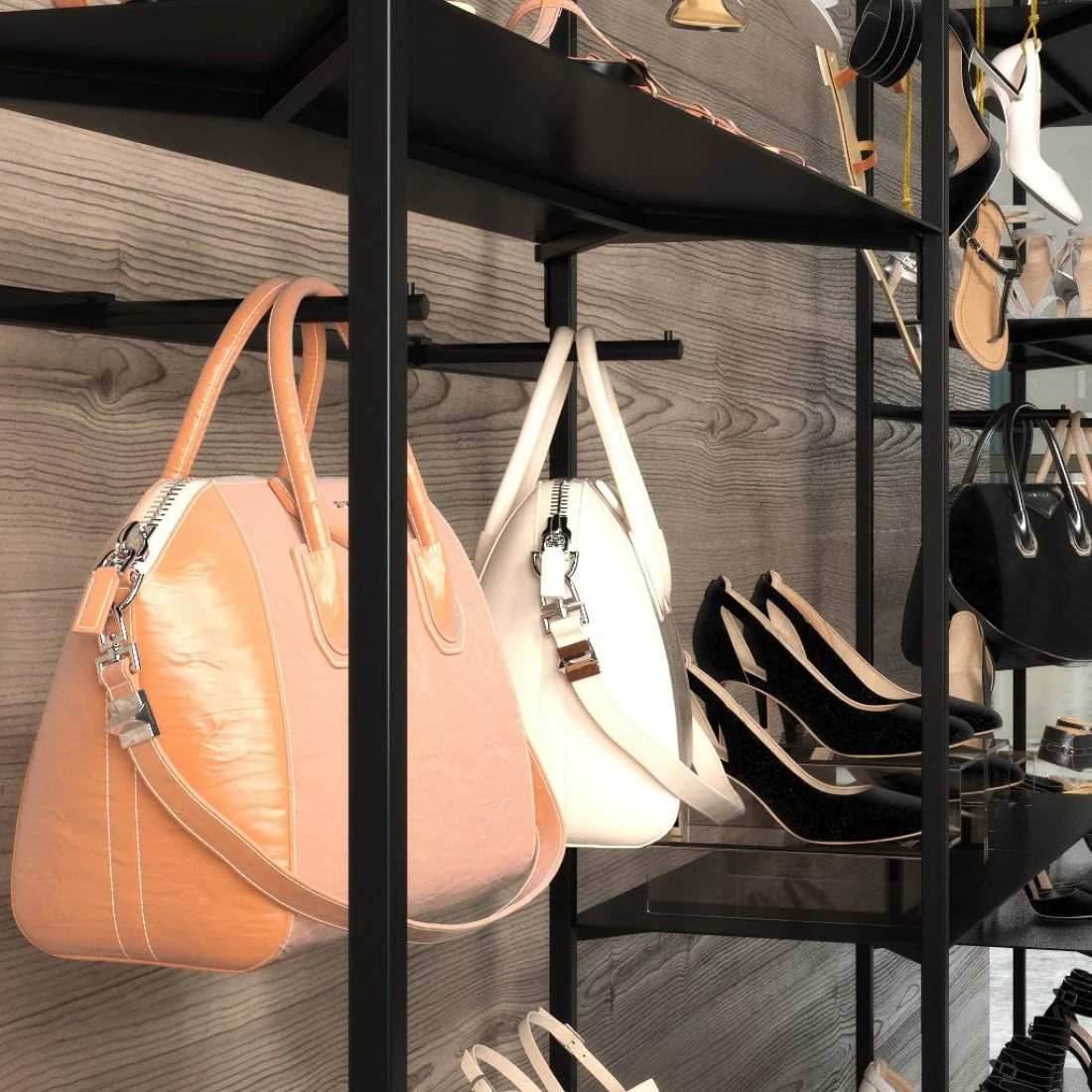 Ladenbausystem Slimline Wandsystem, Schuhe & Taschen, Style 2 - Image 8