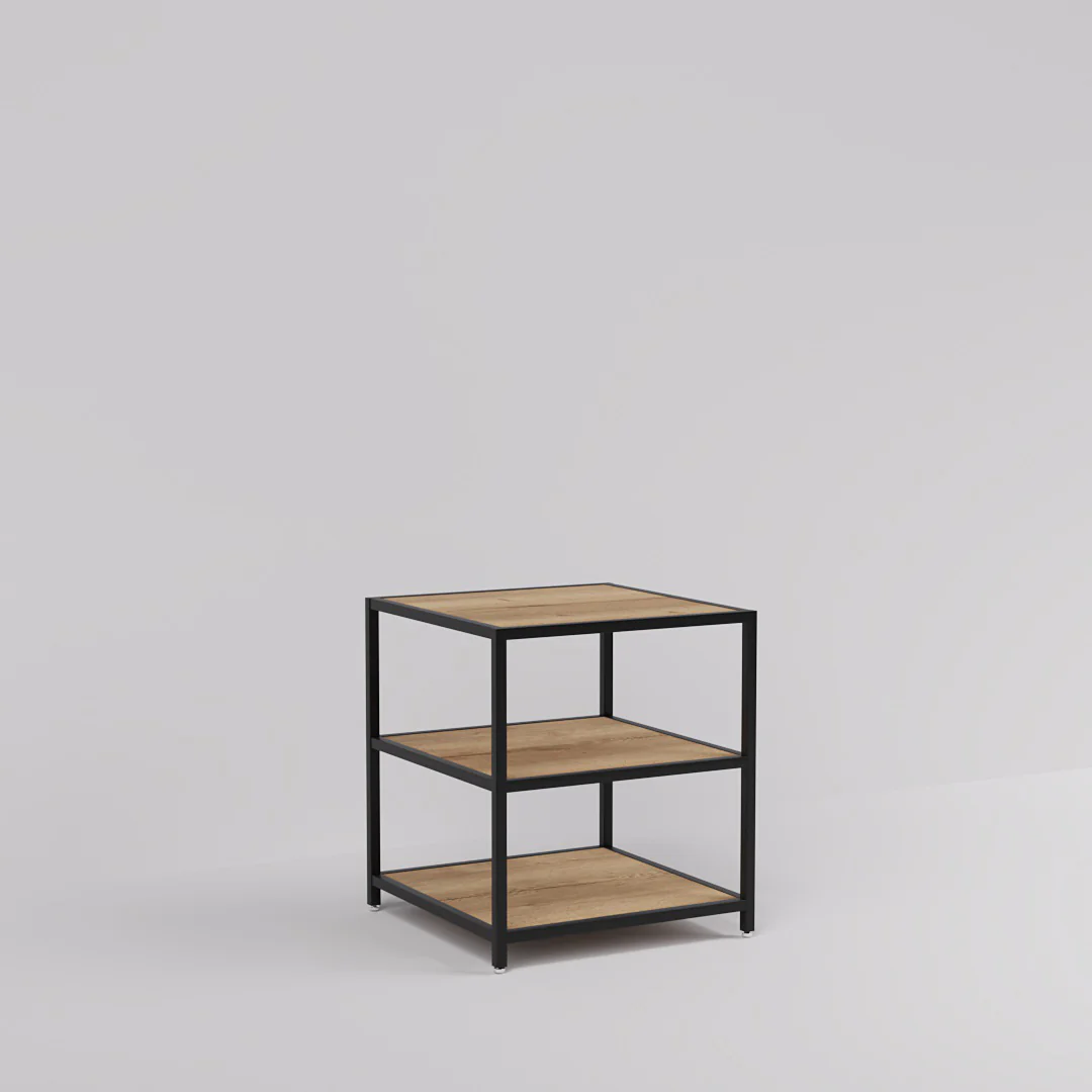 PrÀsentationstisch Modena, quadratisch, schwarz - Image 4