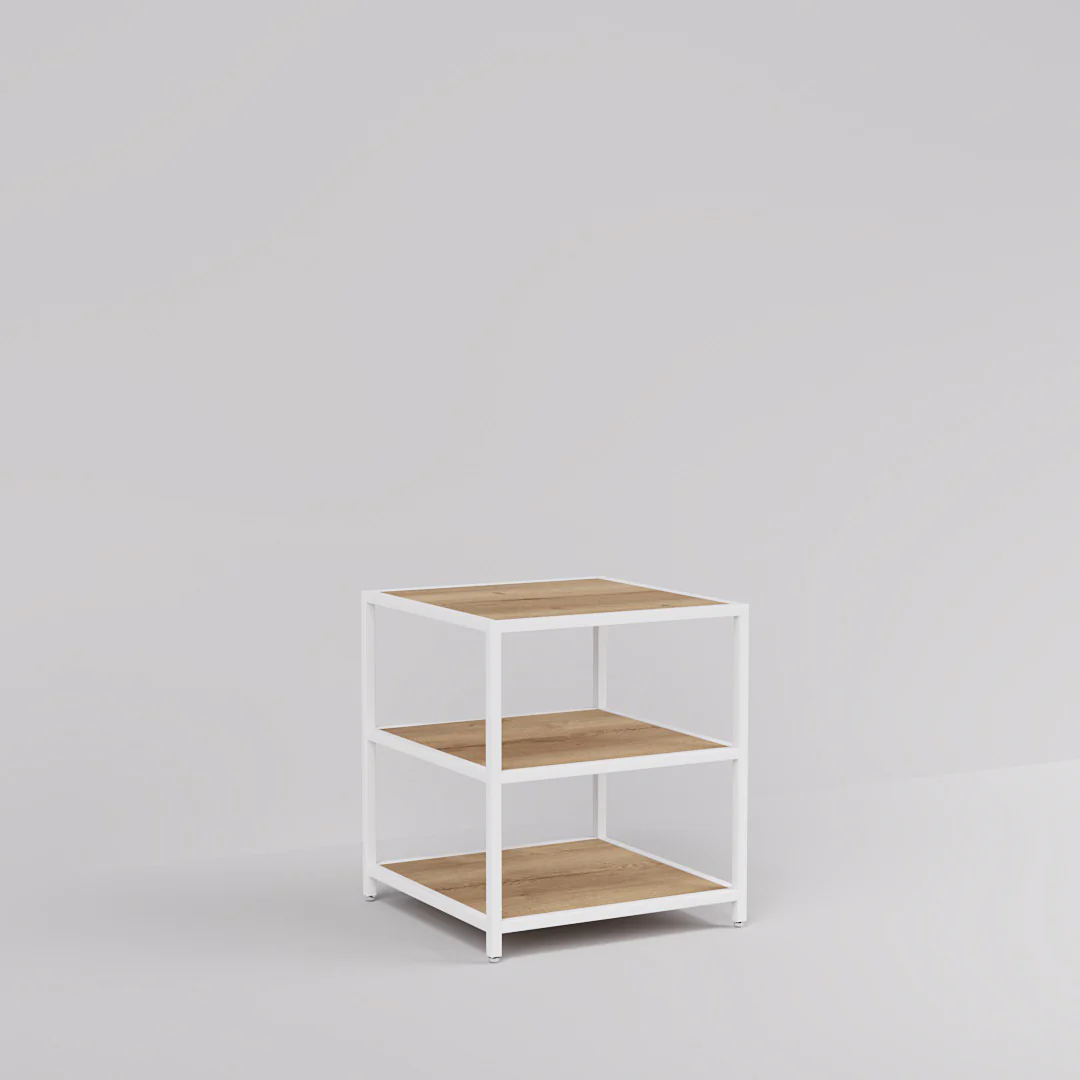Präsentationstisch Modena, quadratisch, weiß - Image 4