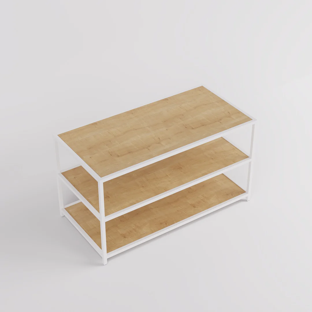 Präsentationstisch Modena, rechteckig, weiß - Image 9